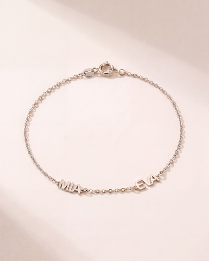 Bracelet Mia (Mots au choix)