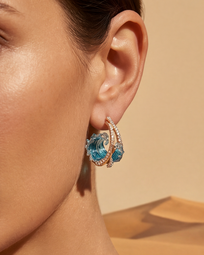 Boucles d'oreilles Aqualia