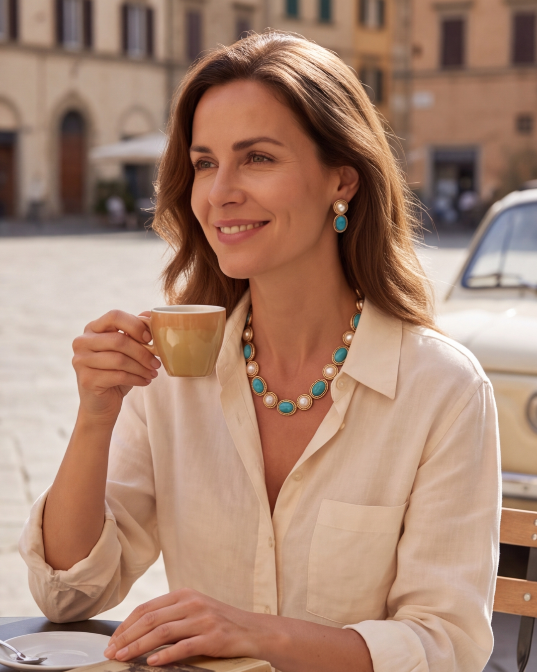 Collier & Boucles d'oreilles Nadiah
