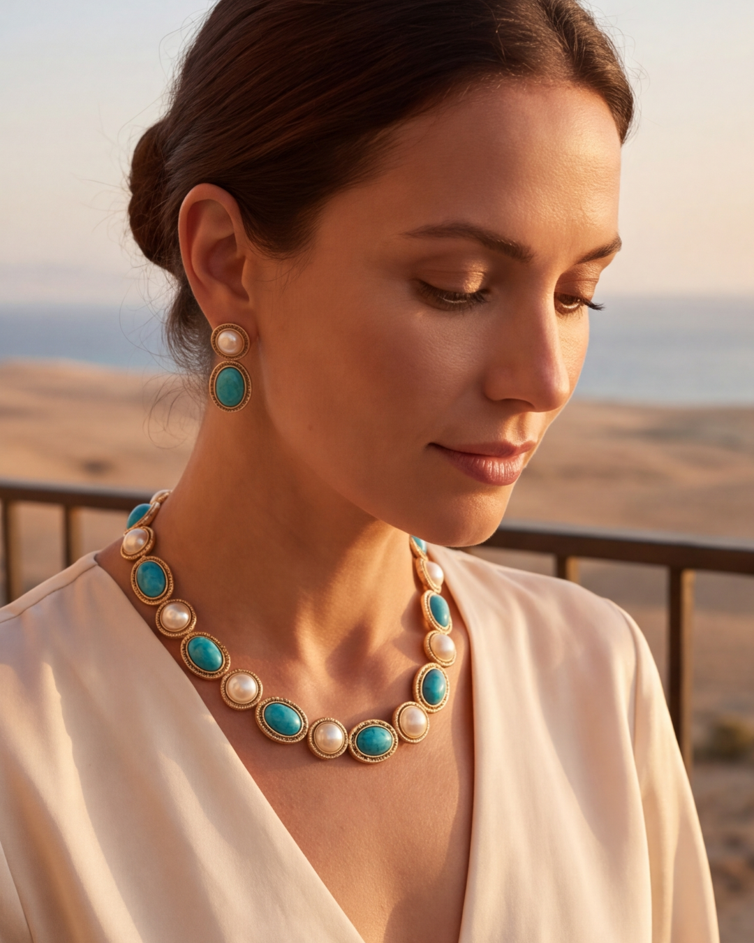 Collier & Boucles d'oreilles Nadiah