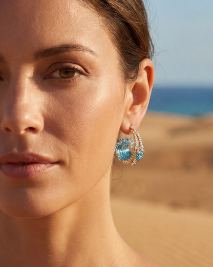 Boucles d'oreilles Aqualia