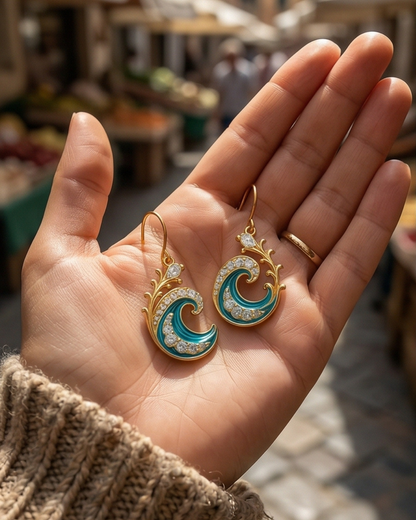 Boucles d'oreilles Calypso