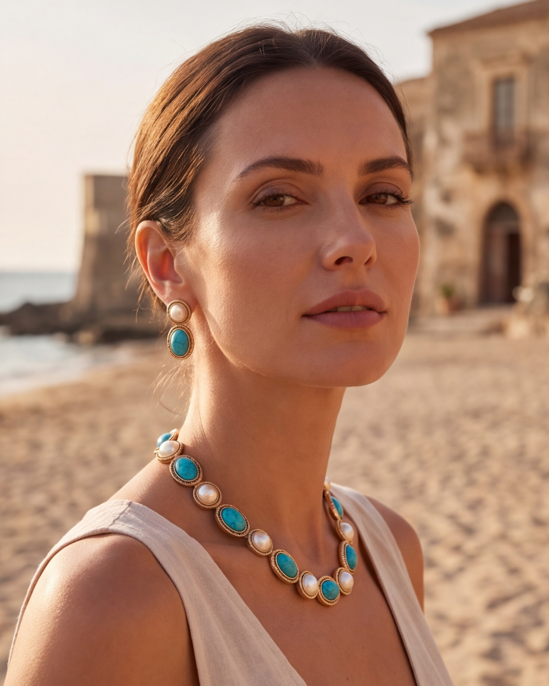 Collier & Boucles d'oreilles Nadiah